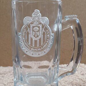 Las Chivas Del Guadalajara Futbol Engraved Beer Mug